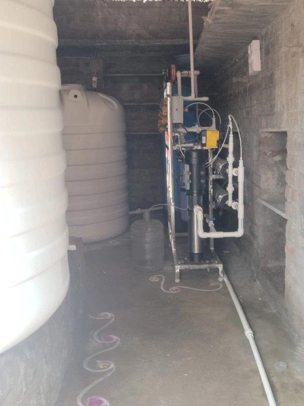 आरओ पाणी फिल्टरचे उद्घाटन कार्यक्रम