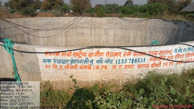 मनरेगा योजनेंतर्गत शेतकऱ्यांसाठी जलसिंचन विहिरींचे काम